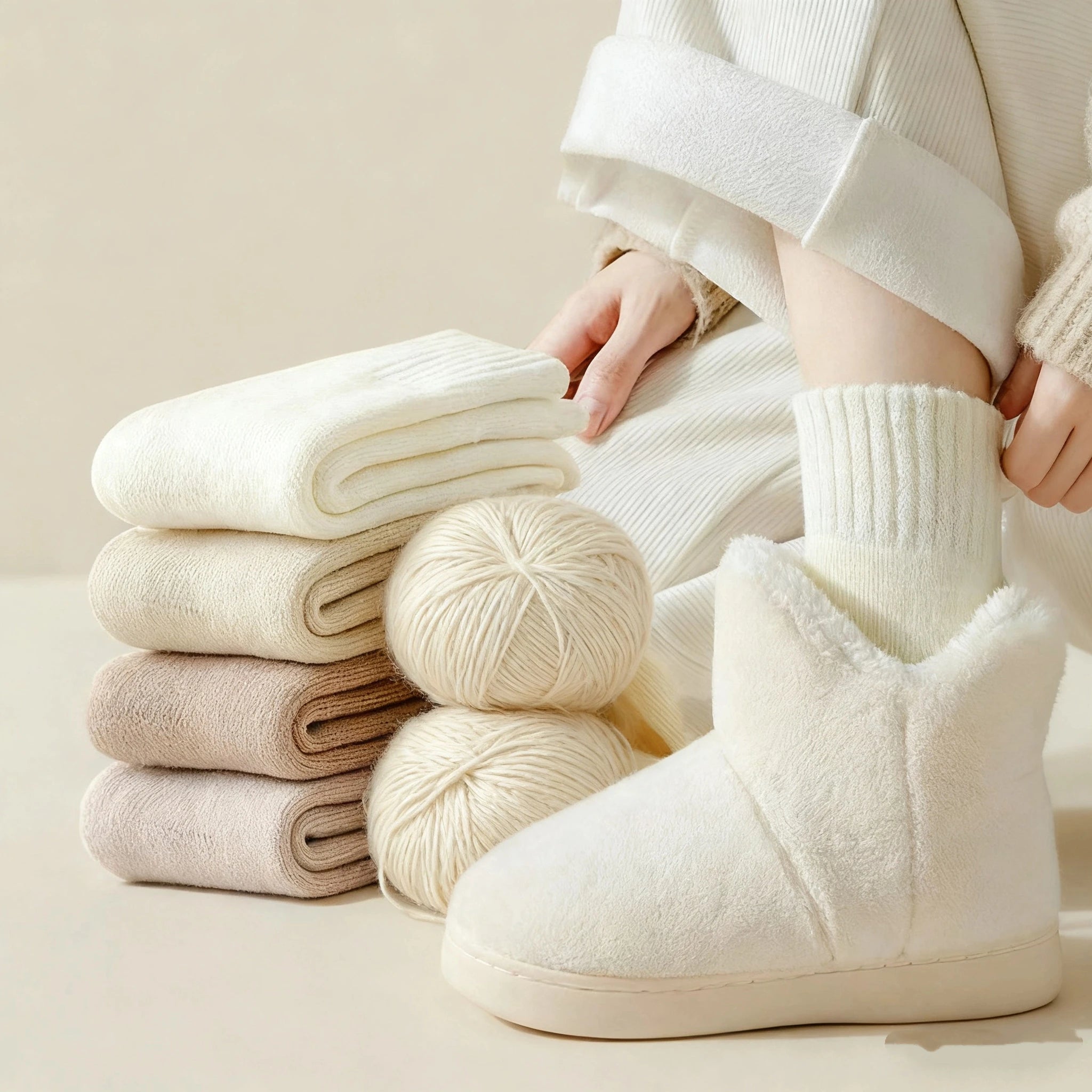 3 Paires de Chaussettes Hiver Premium – Douceur Absolue